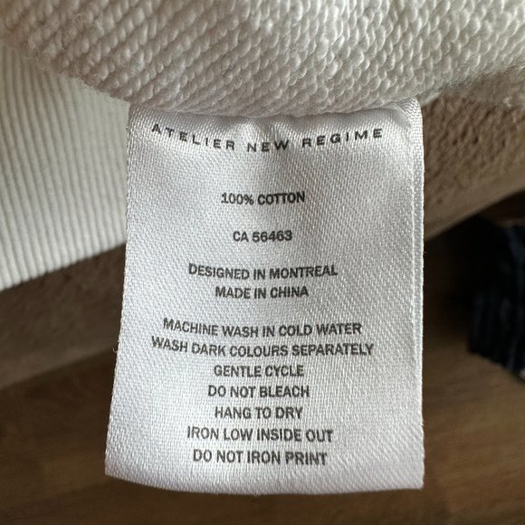 New Regime White Hoodie Size Small - Picture 4 of 4